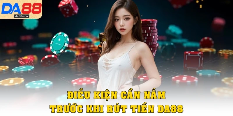 Điều kiện cần nắm trước khi rút tiền DA88