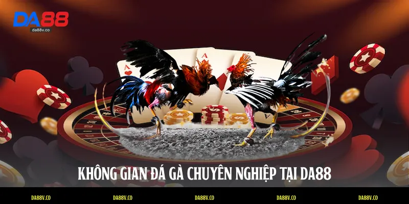 Không gian đá gà chuyên nghiệp tại DA88